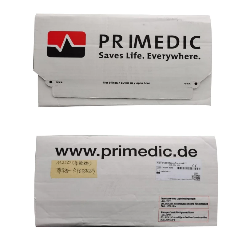 for Metrax Primedic Original Electrode Pads for defibrillator with XD330/MD30 wire AED SavePads Connect Adult AED 96389