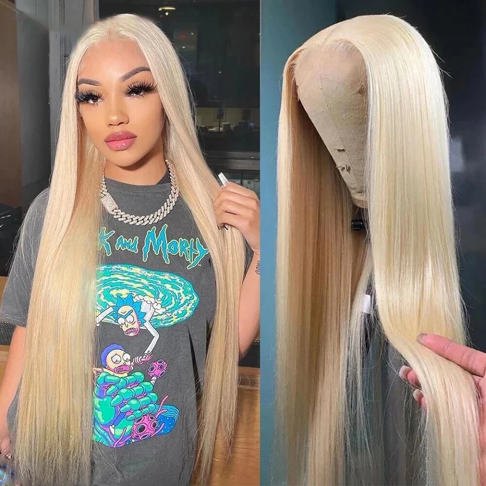 Straight Blonde Lace Front Wig Human Hair 13x4 13x6 Hd Transparent Wigs For Women Brazilian 30 Inch Honey 613 Lace Frontal Wig