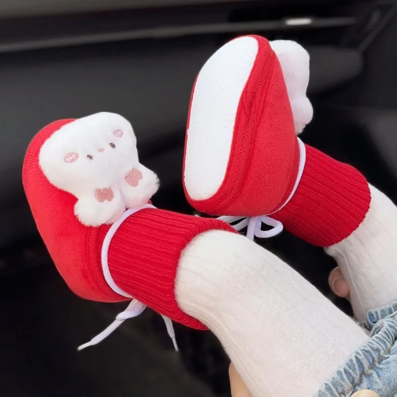 

Baby Winter Shoes Warm Lined Non Slip Soft Sole for Infants Toddlers 0-2 Years Old Newborn Crawling Walking Booties