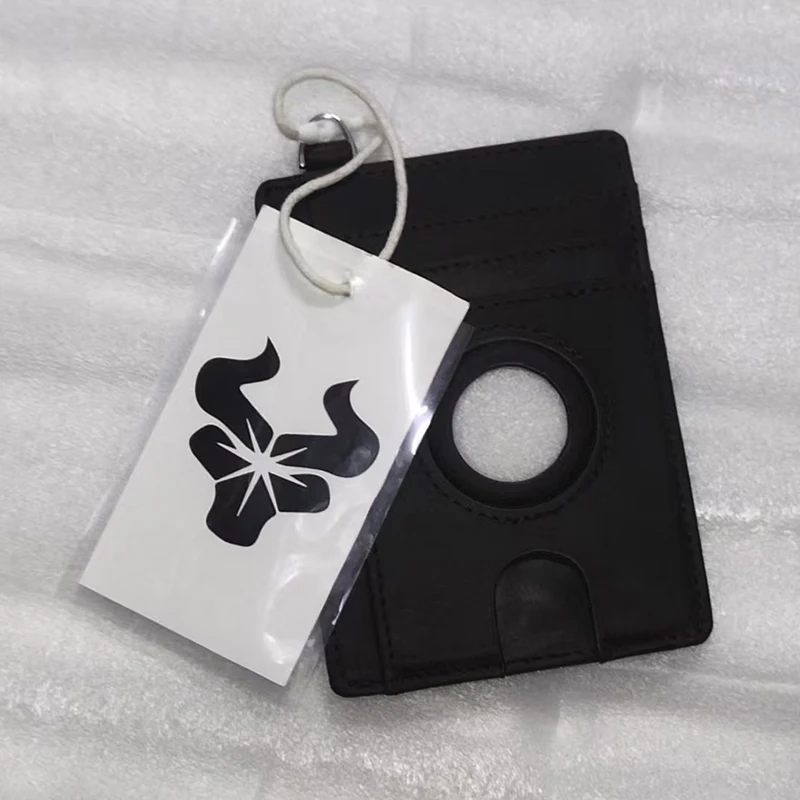 Genuine Leather Business Luggage Tag Suitcase Address Label Luggage Boarding Case Label Name ID Address Clip Travel Accessories