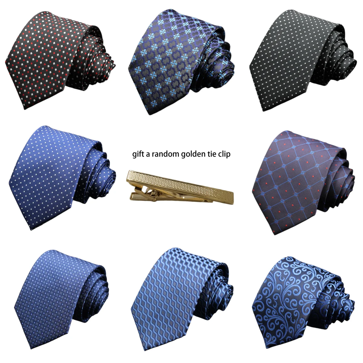 Burgundy Luxury 8CM Ties for Women Mens Fashion Necktie Dot Groom Neck Tie Wedding Party College Style Tie Accessories