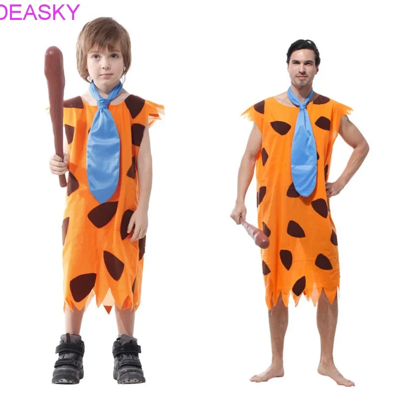 sexy leopard savage caveman croods flintstones primitive indian clothing carnival halloween costumes for men women adult fancy U