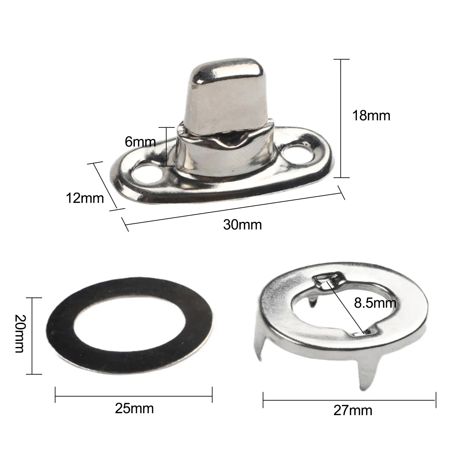 

Marine Grade Rotary Lock Fasteners 20 Sets with Knob Eyelets Suitable for Sailboats and Outdoor Use with Mounting Screws