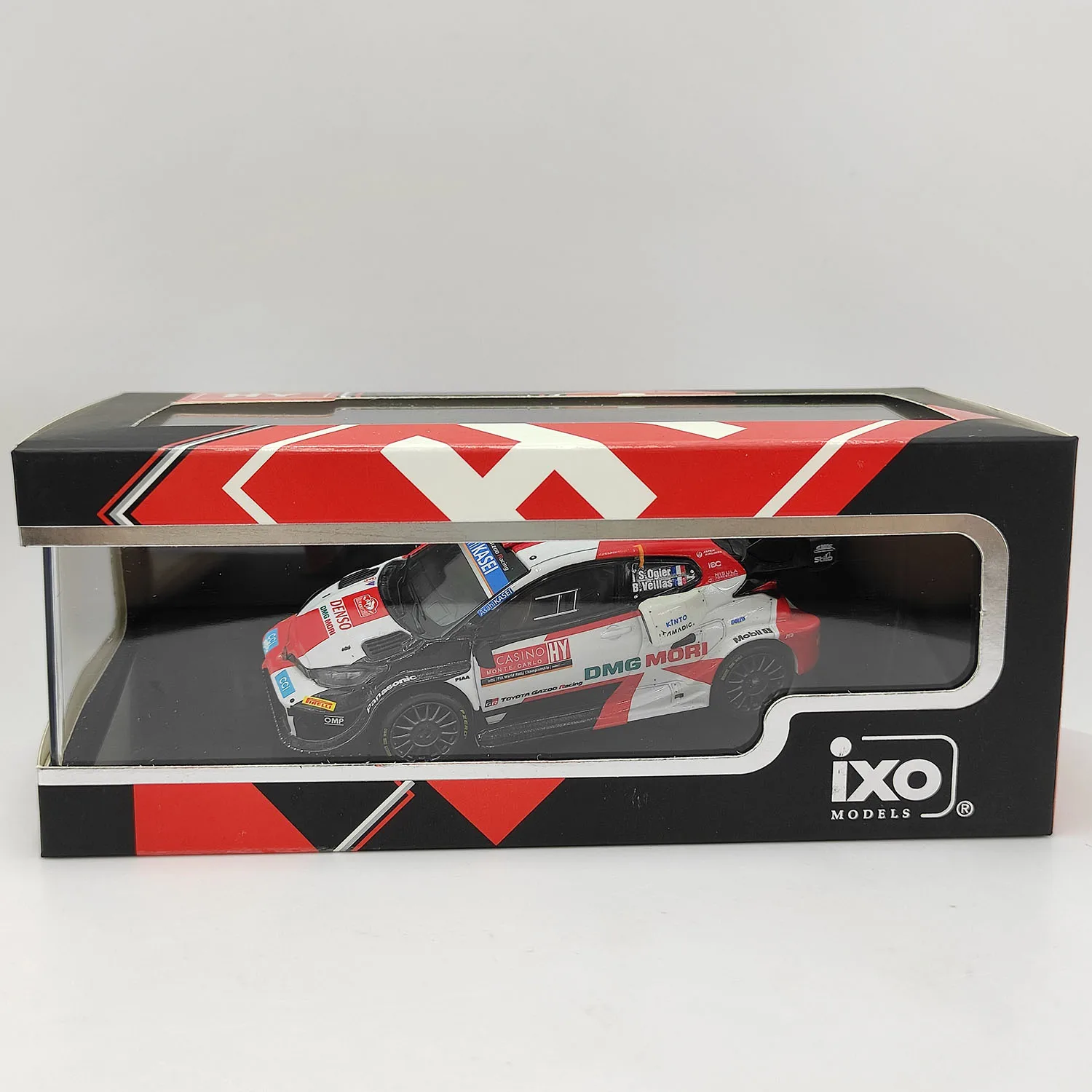 

Diecast 1:43 IXO Toyota Yaris Rally Car 2022 Alloy Car Model