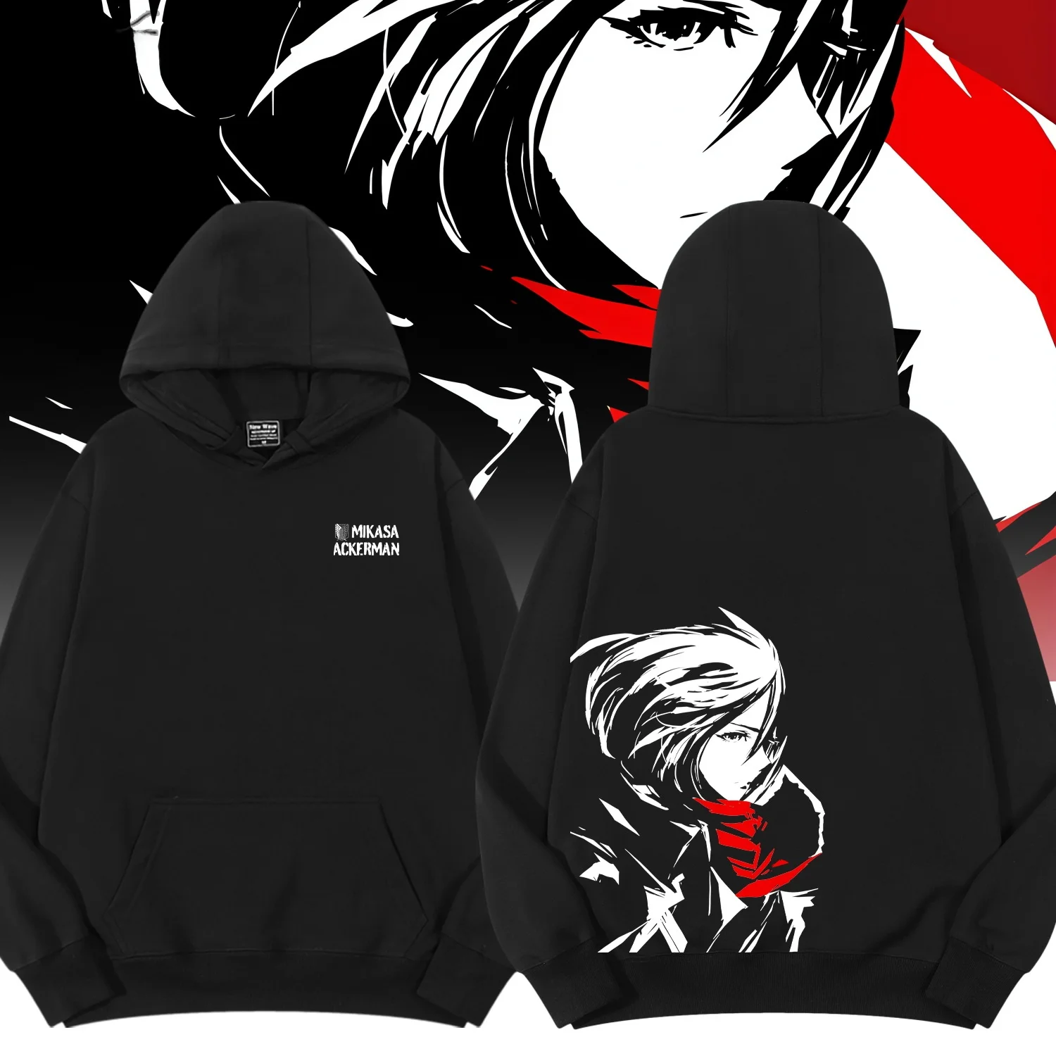 進撃の巨人-三層パーカー-ユニセックス-フリース裏地付き-暖かいアウターウェア-アニメをテーマにしたカジュアルファッション-カップルや学生向け