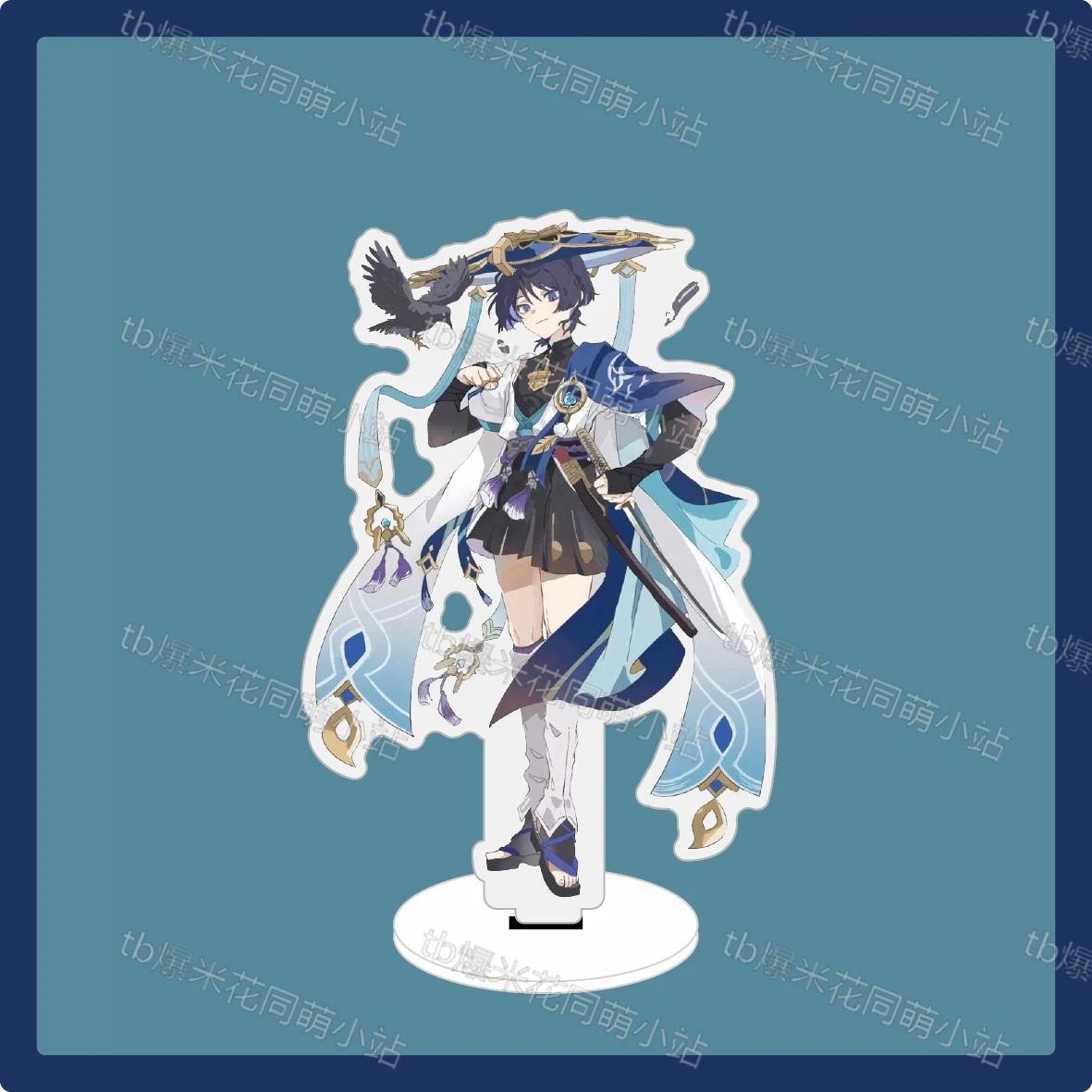 Game Genshin Impact Acrylic Stand Doll Anime Xiao Wanderer Shikanoin Heizou Kaedehara Kazuha Figure Model Cosplay Toy for Gift