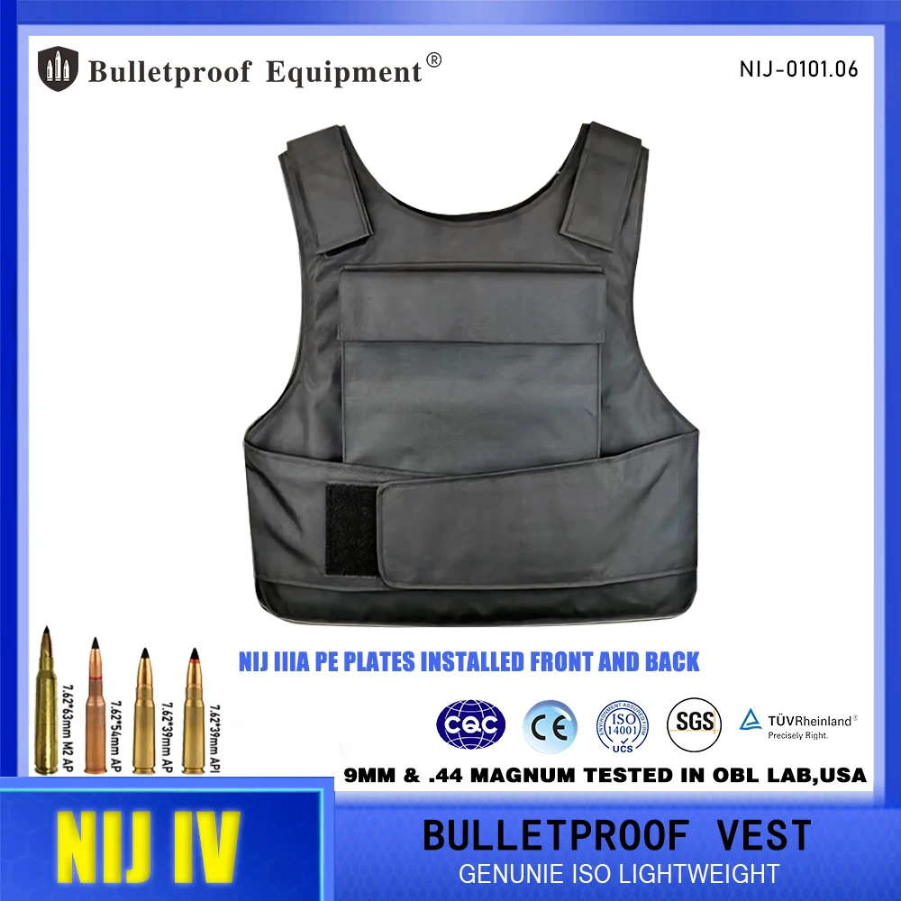 

In Stock NIJ IV 4 Body Armour Bulletproof Against M2AP AK47 M80 Ballistic Hard Plate PE+SIC Military Bulletproof Vest