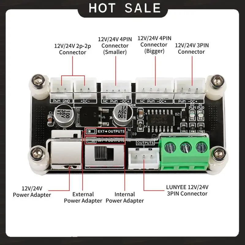 24-Hour Delivery 20W 40W 80W Interface Driver Adapter Board Engraving And Cutting Machine Module Adapter Board