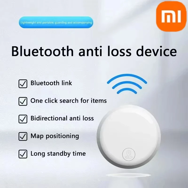 Xiaomi Mijia Mini GPS Lokalizator Inteligentny Anti-Lost Bluetooth 5.0 Finder Air Tag Tracker Lokalizator dla Zwierząt Domowych Kompatybilny z Androidem i iOS