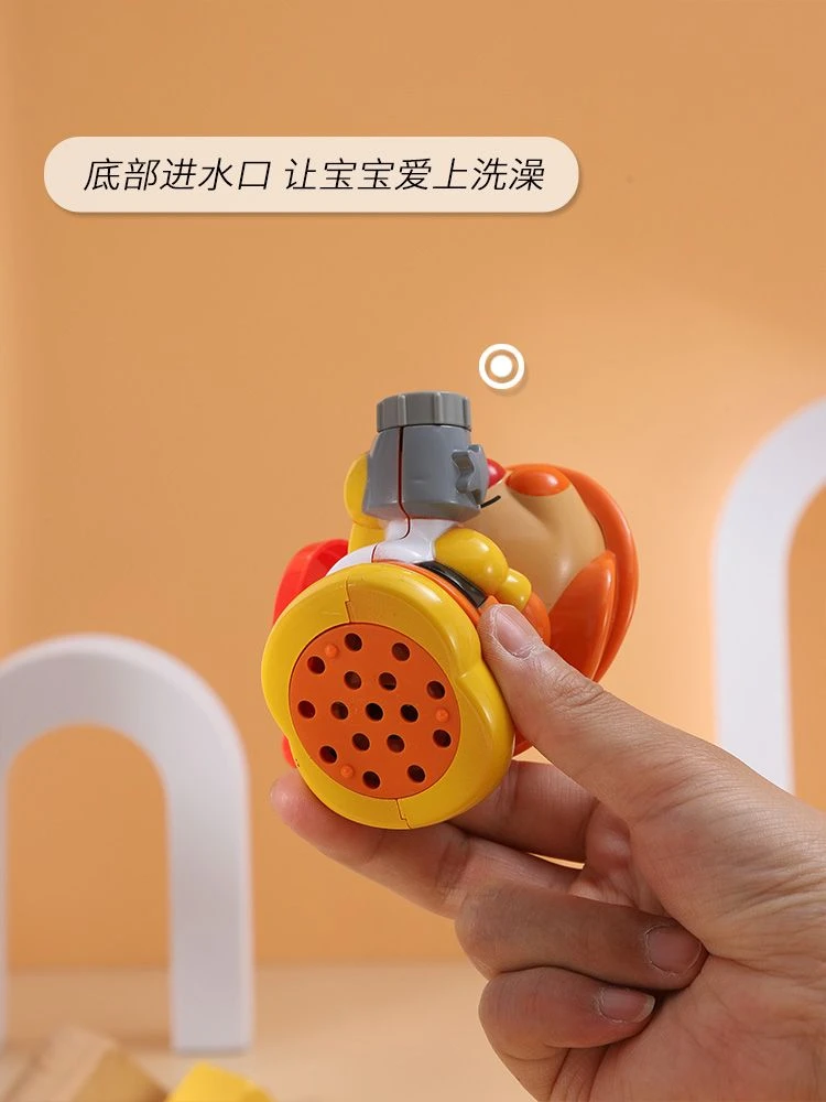 Bandai Anpanman Spraying And Splashing Water Toys Bathroom Shower Head Toy Hand-Operated Water Sprayer Surprises Gifts Cartoon view 4