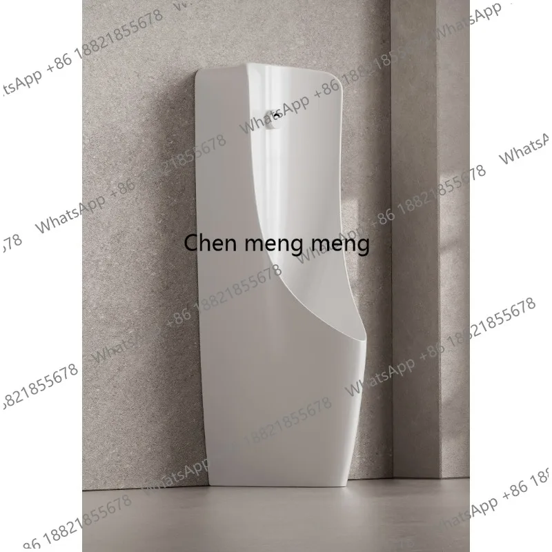 Hand press induction floor urinal urinal vertical ceramic urinal men's household