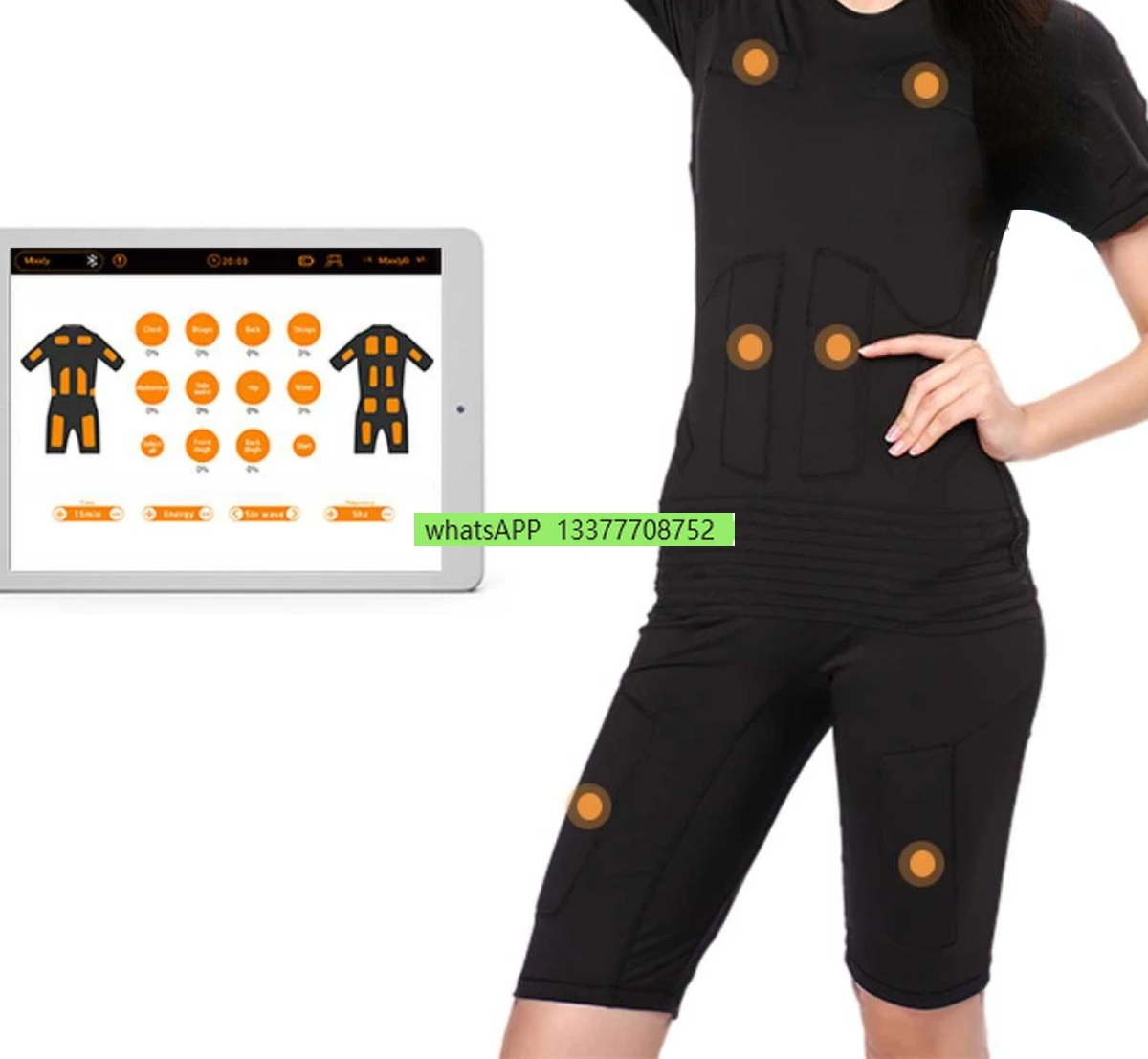 

Micro Current Workout Clothes EMS Fitness Clothes Electrical Stimulation Clothing Tens Yoga Training Pulse Intelligence