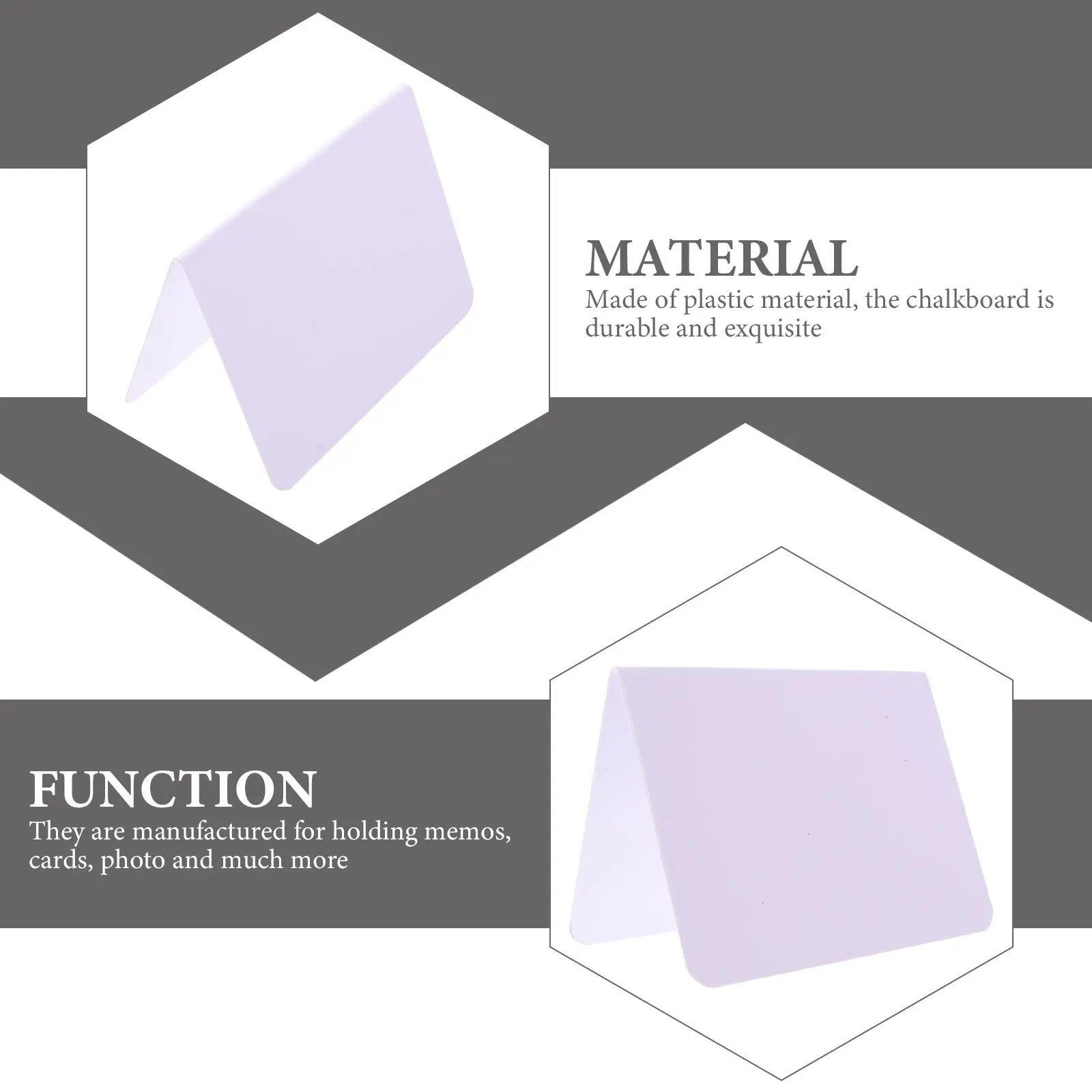 

12Pcs Price Boards Mini Chalkboards Desktop Decorative Multifunctional Writing Boards for Restaurant Message Display