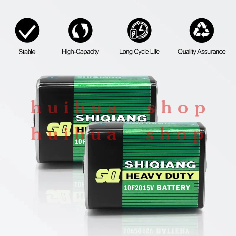2 قطعة 10F20 15 فولت بطارية الكربون الزنك 220A B154 DH554 GP220 ل أنبوب راديو التناظرية الفولتميتر خطوط اختبار Everedy 411