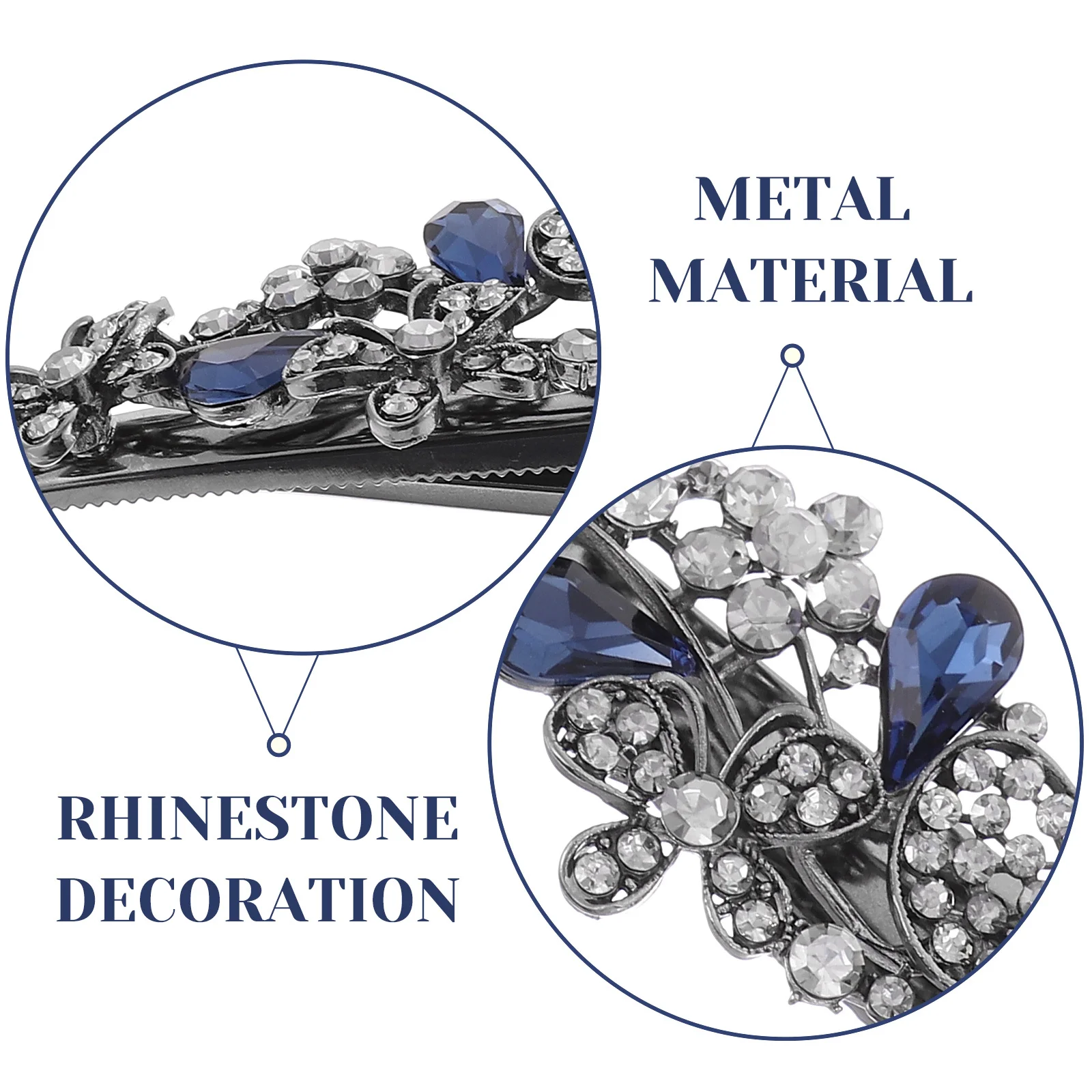 

Vintage Clip Women Accessories For Women Girls Clips Party Accessories Metal Hairpins Metal Hair Clips Fine Thin Hair