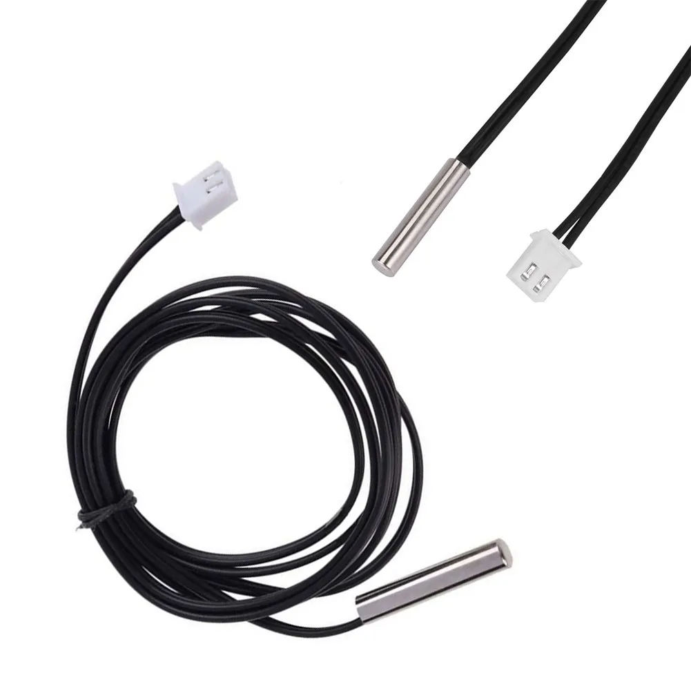 1 Pc 10K 1% 3950 Temperature Temperature Sensor Probe Thermometer Cable Copper-plated Silver/size 4*20mm Tool Accessories