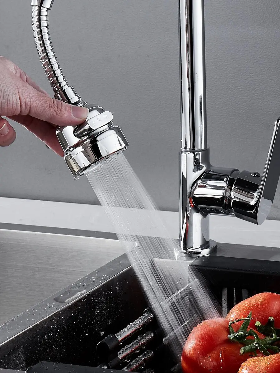 New Flexible Faucet Sprayer Turbo Flex 360 Sink Faucet Sprayer Jet Stream Faucet Extension Part Bathroom Kitchen Accessories - view 2