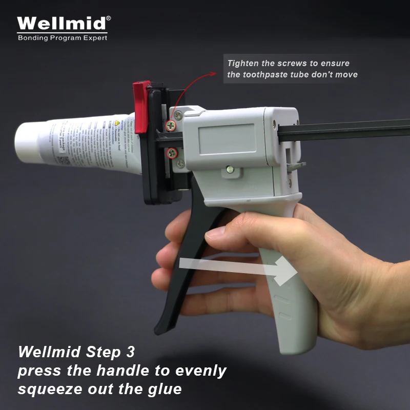 Imagem -06 - Injection Gun para Creme Dental Tubo ab Glue Selante Hand Cream Cleanser Extrusora Manual Araldite Epoxy Adhesive Easy Squeeze Tool