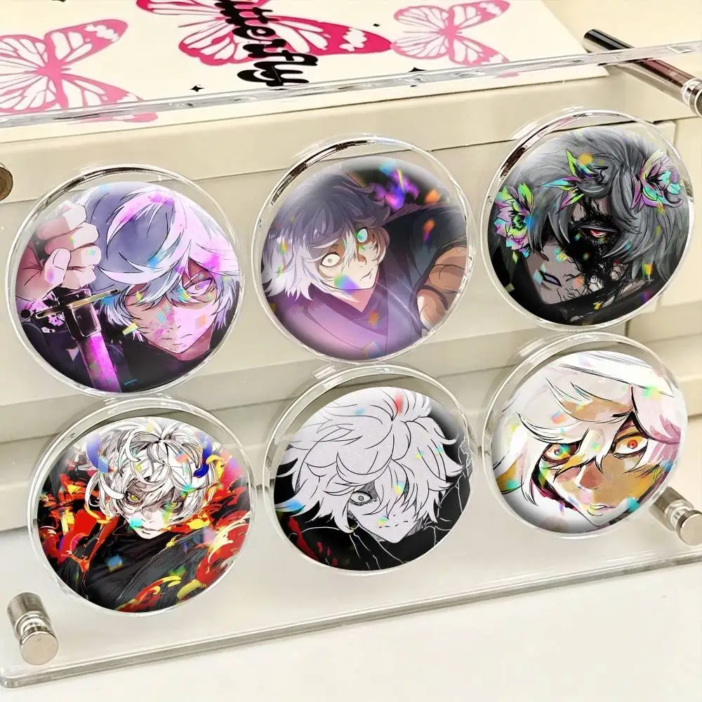 Gabimaru Hell Paradise  25 32 44 58 75mm Badges Personalized Round Brooches Pins Accessory Gift