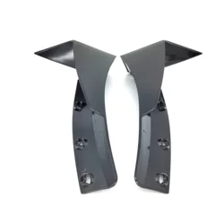 2pcs Glossy Black Front Splitter Extension Winglets Spoiler For Chevrolet Corvette C7 Z06 Z07 Stage 3 2014-2019