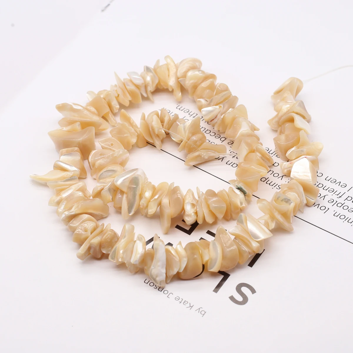 

16-18mmYellow Irregular Shell Natural Freshwater Bead Exquisite Jewelry Make DIY Necklace Bracelet Earrings Accessory Women Gift