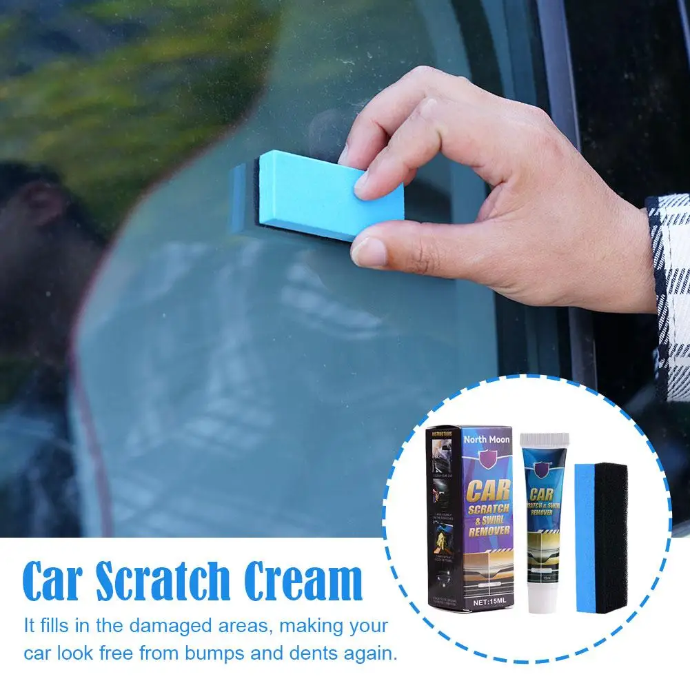 Car Scratch Remover Kit Auto Body Paint Scratches Repair Polishing Wax Swirl Removing Repair Tool Car Care Accessories Tools New