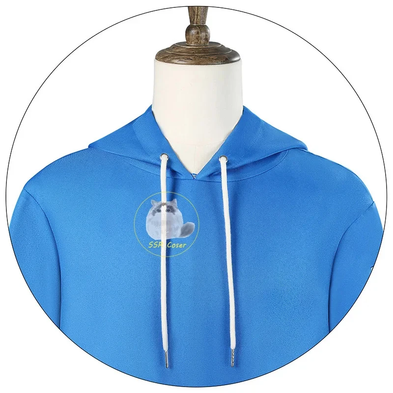 ☣2026 Anime Sakamoto Days Cosplay Asakura Shin Cosplay Costume Wig Shin Asakura Sweatshirts Trousers Apron Uniform Halloween ☣~! view 5