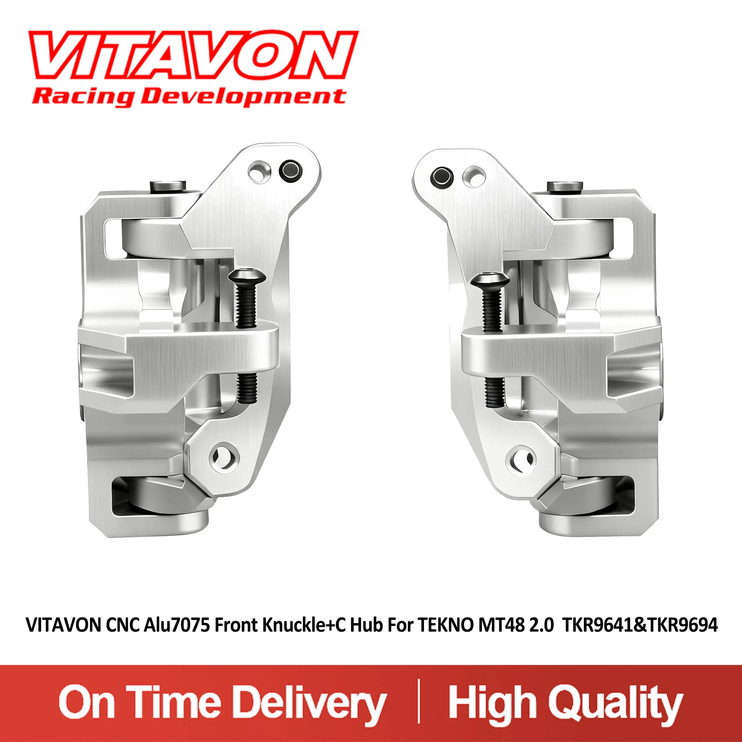 

Передний кулак VITAVON CNC Alu7075+C Hub FOr TEKNO MT48 2.0 TKR9641&TKR9694