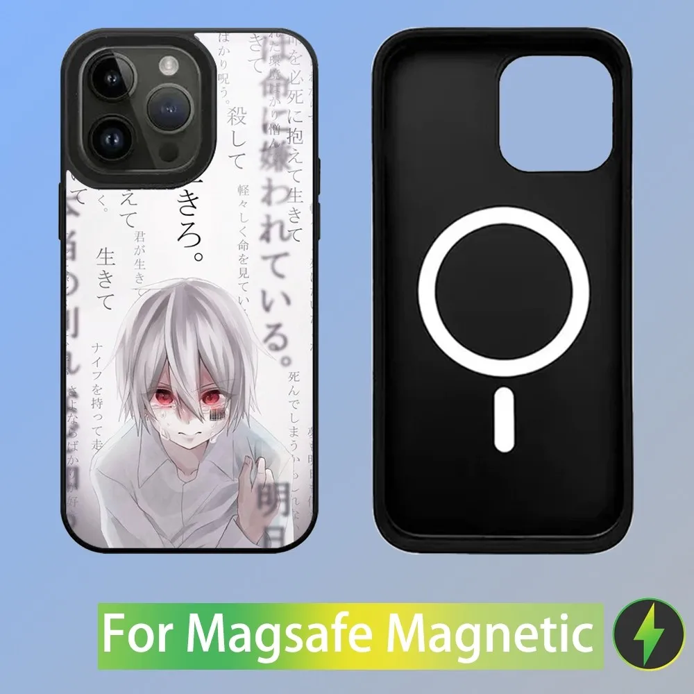 mafumafu Japanese Singer Phone Case For iPhone 15,14,13,12,11,Plus,Pro,Max Mini Magsafe Magnetic Wireless Charging