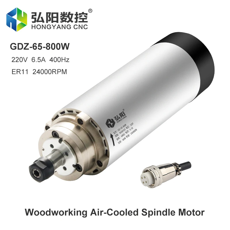 

CNC Milling Machine Spindle Motor 800w ER11 Air-Cooled Spindle Motor 220v 380V Milling Spindle CNC Router Engraving Milling DIY