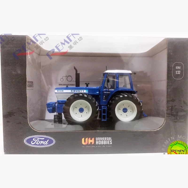 Diecast Alloy 1/32 Fendt 308 LSA Tractor Farm/FORD COUNTY 1474/FIAT 880 Car Model Classics Adult Souvenir Gift Static Display