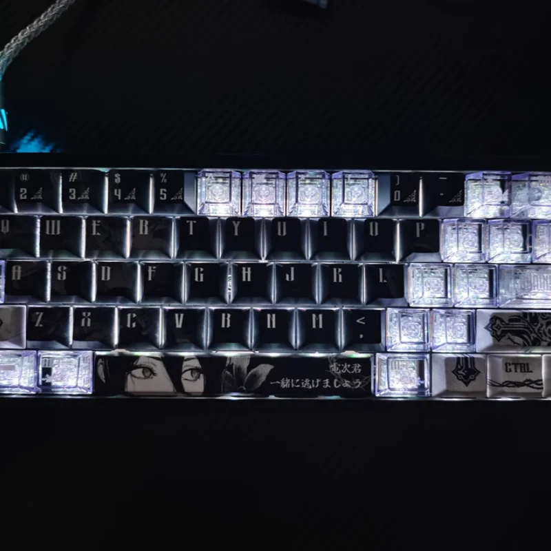 Original Renee themed keycaps PBT mechanical keyboard factory heat sublimated PC gaming keyboard collectible gift keycaps