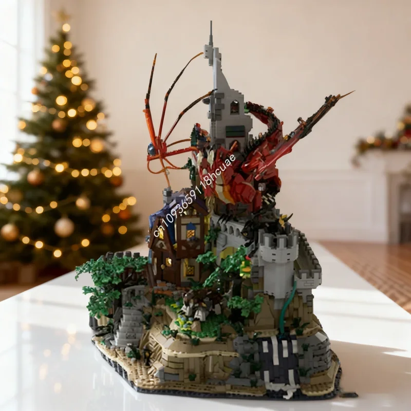 

3681pcs MOC DUNGEONS AND DRAGONS BASE UPGRADE Collectible Model Christmas gift Building blocks DIY idea Brick Kids toy Birthday