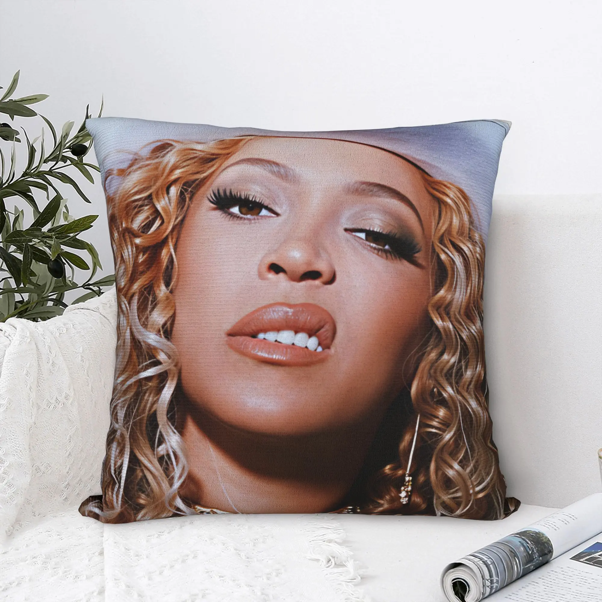 Pop Music Beyonce  Pillow Case  Morden Pillow Cover Graphic Pillowcases For Sofa Home Decoration