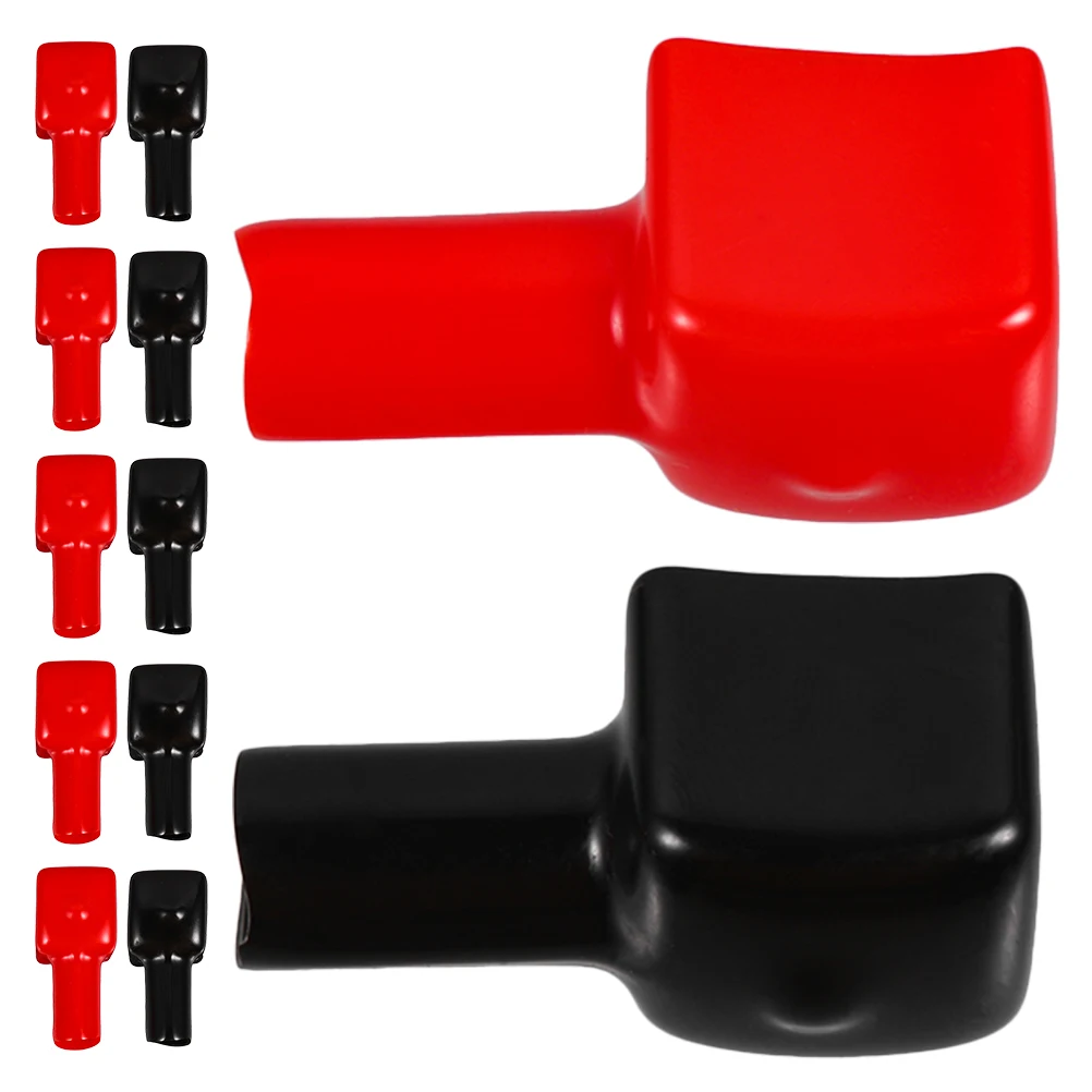 

12pcs Terminal Post Cover Terminal Cover Top Connector Protector Insulator Truck Accessories