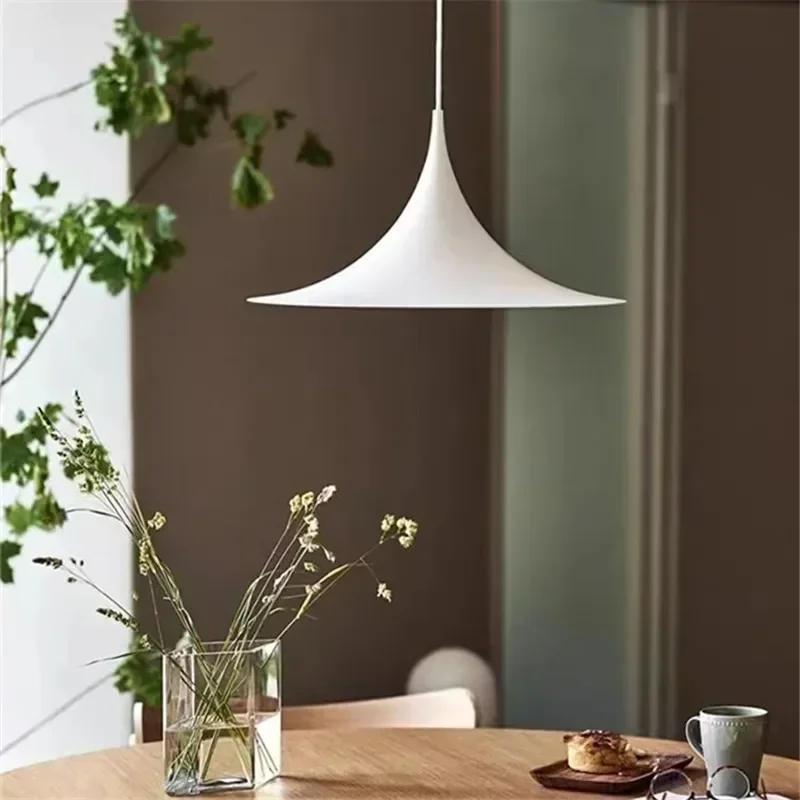 Nordic Danish Designer Pendant Light for Dining Table Study Lamp Modern French Restaurant Bar Counter Simple Decor Lighting
