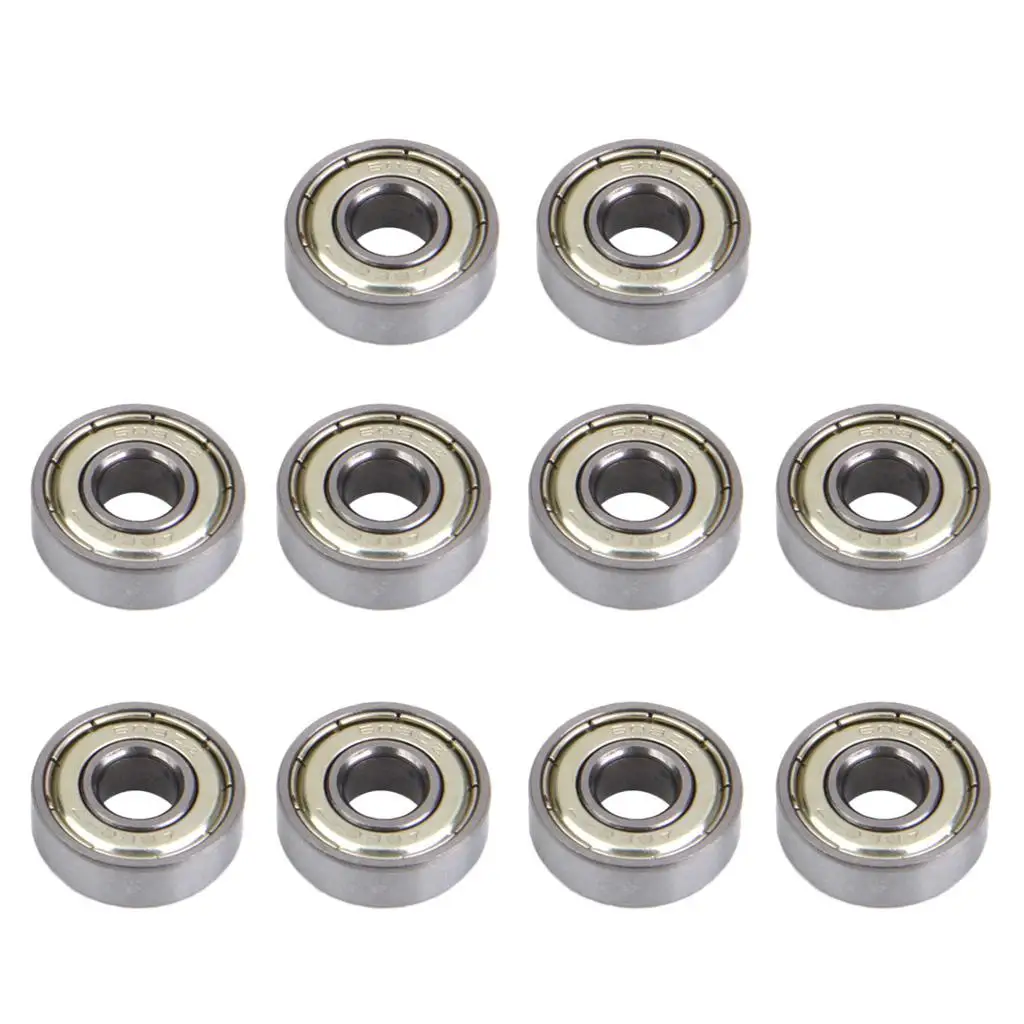 10-pack 60 lagers (ABEC-7), skateboardlagers, stalen lagers voor, inline skates, scooters, rolschaatsen en lange planken