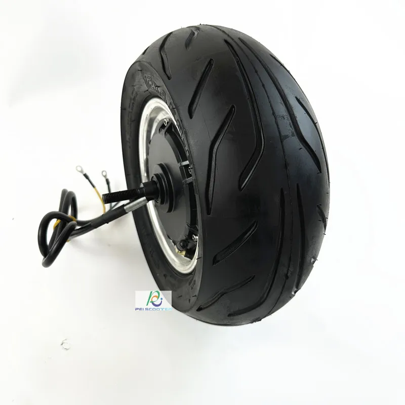 12 pollici 12 x4.5-6. 5 pneumatico largo ad alta velocità doppi assi Brushless Gearless 5000w mozzo ruota 60Nm Scooter motore phub-1000