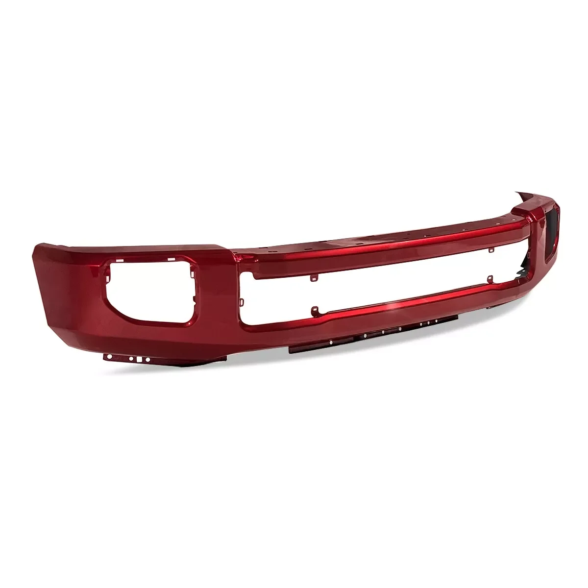 Rapid Red D4 Steel Front Bumper Face Bar for 2020 2021 2022 Ford F250 F350 Super Duty Front Bumper Assembly W/ Fog Hole Magickit