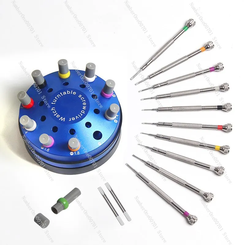 Watch repair tool Watch screwdriver Mini precision glasses repair Small screwdriver Flat mouth one-word cross clock batch head