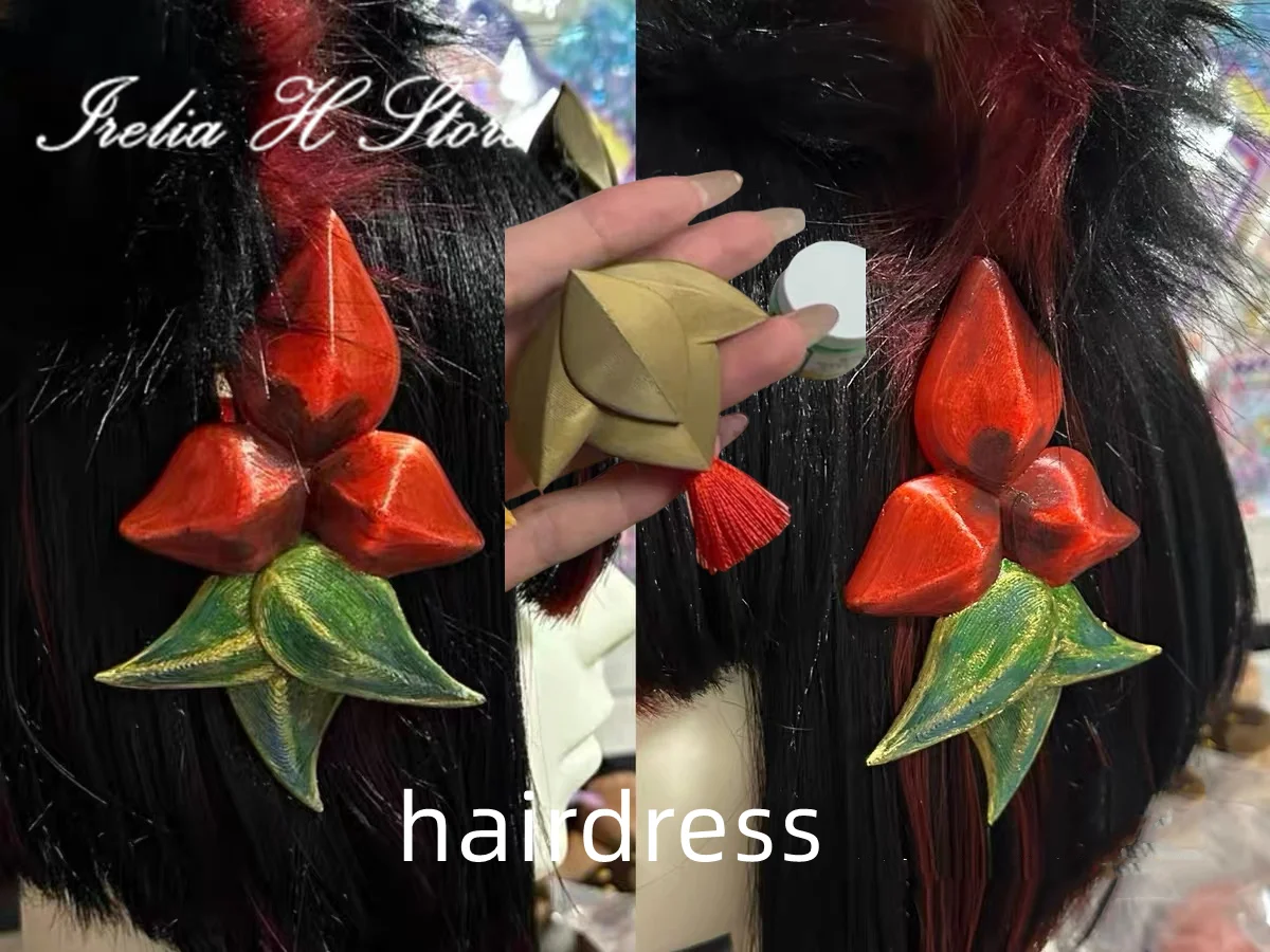 Irelia H Ahri LOL After Hours Spirit Blossom Springs Ahri's تصفيف الشعر دبابيس شعر السمك كرة الفرخ