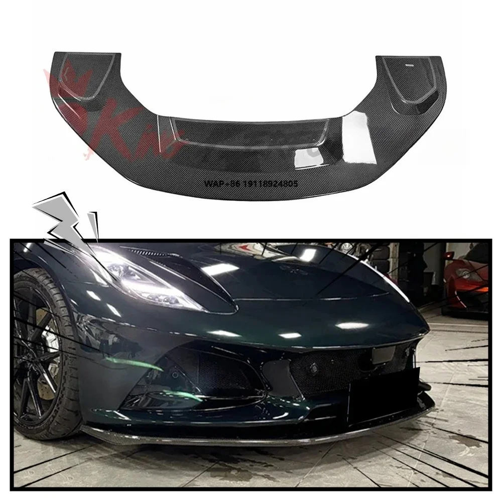 Lotus Emira GT4 Style Dry Carbon Fiber Front Lip for Lotus Emira