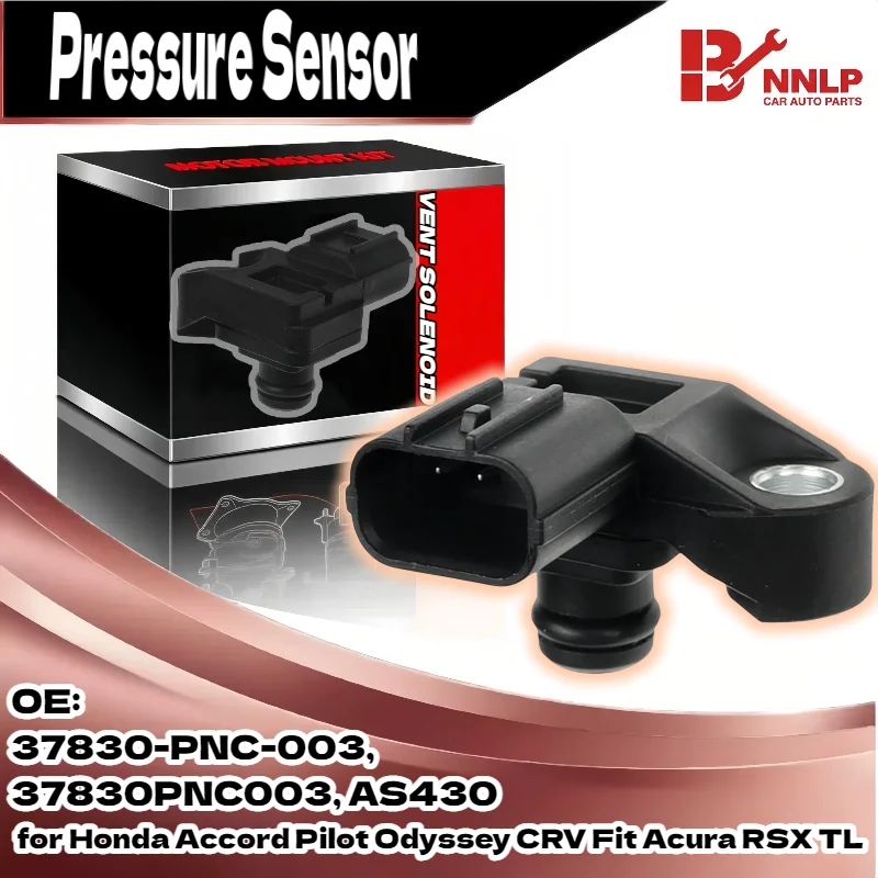 

Manifold MAP Pressure Sensor for Honda Accord Pilot Odyssey CRV Fit Acura RSX TL 37830-PNC-003, 37830PNC003