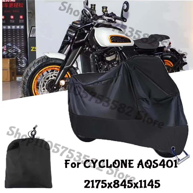 Motorcycle Full Covers For CYCLONE AQS401 Car Outdoors Sun Protection Dust No Ear Thickened Oxford Clothcover Accessories