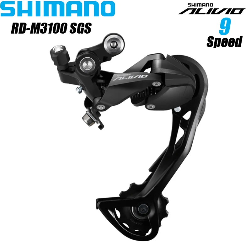 SHIMANO Alivio M3100 9 Speed Groupset SL M3100 Shifter RD M3100 SGS Rear Derailleur 9 Speed 9S Bicycle Accessories