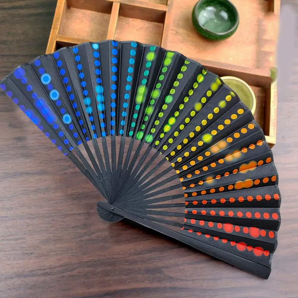 Chinese Style Folding Fan Handheld Fan Classic Design Fan Hollow Frame Folding Fan Dance Wedding Bamboo Fan Portable Folding Fan