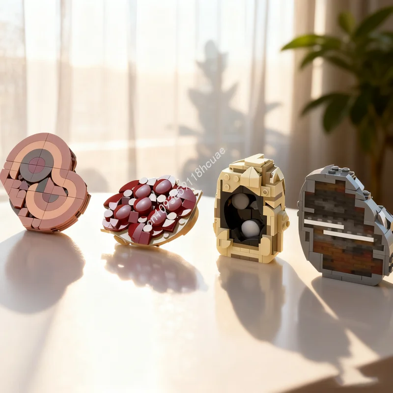 

530 шт. MOC халцедон агаты яшма и оникс идеи модель игрушки строительные блоки архитектура DIY кирпич Рождественский подарок дети день рождения