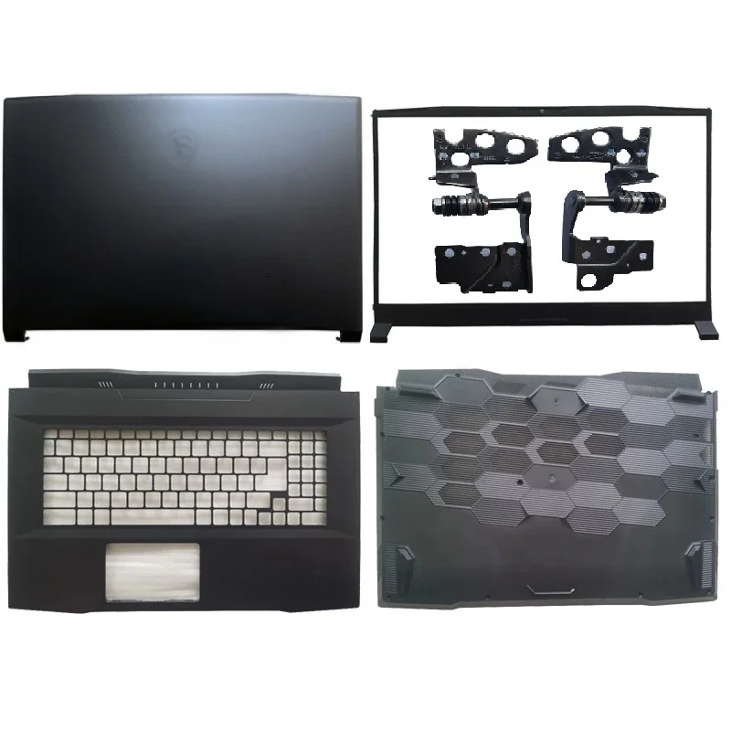 

NEW Laptops LCD Back Cover/Front Bezel/Hinges/Palmrest/Bottom Case For MSI Crosshair Pulse GL76/Katana GF76 MS-17L1 MS-17L2