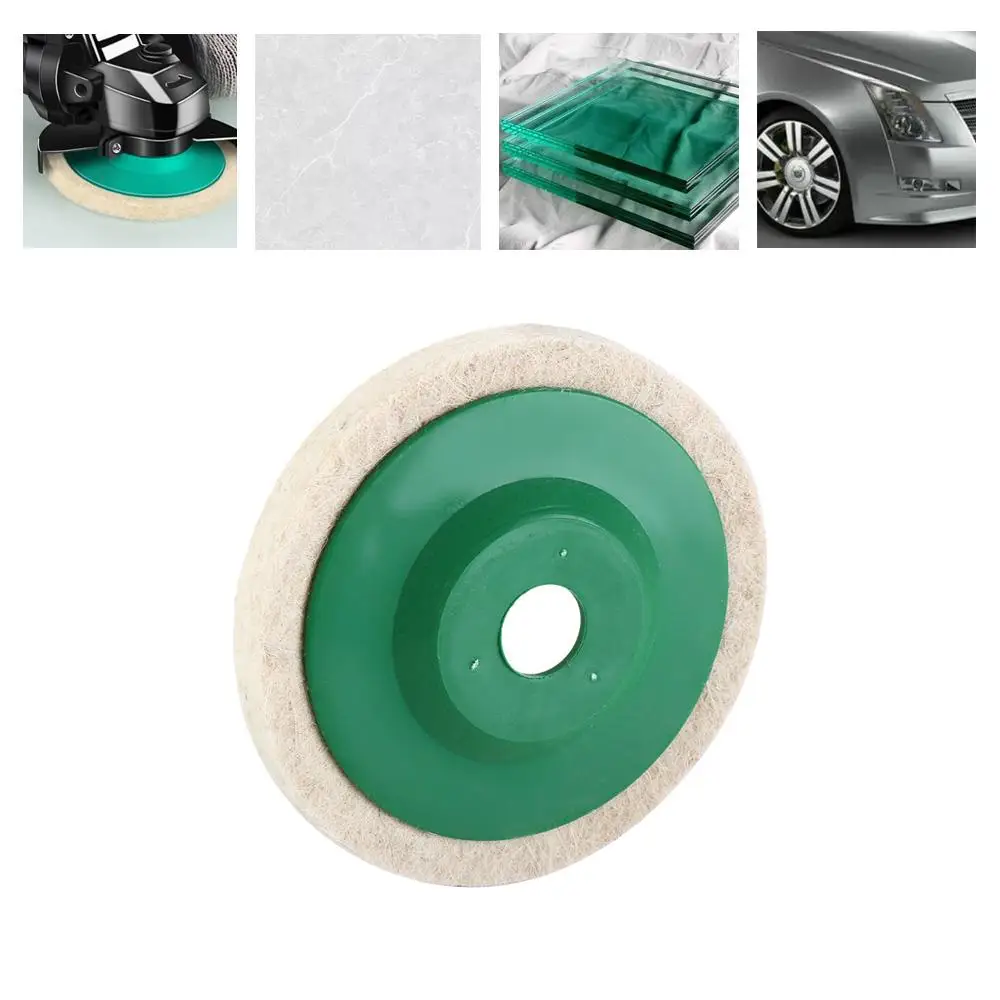 Durable Polishing Wool Polishing Wheel Wear Resistant Wool Wool Polishing Disc Metal Rust Removal Wool Polishing Pad Marble