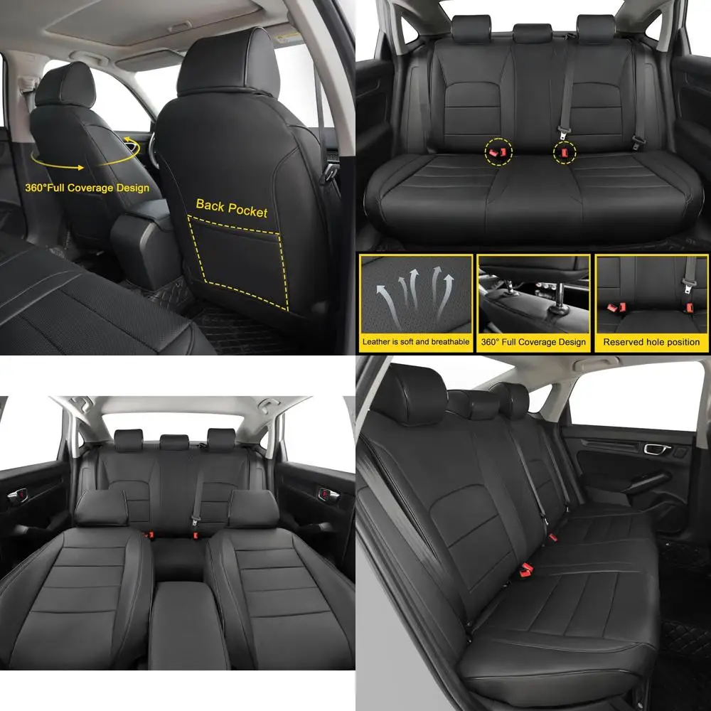 

Custom Fit Civic Seat Cover Full Set for Honda Civic 4 Door (Hatchback 2022-2026 Sport Touring)&(Hatchback 2022-2024 EX-L) 5-Sea